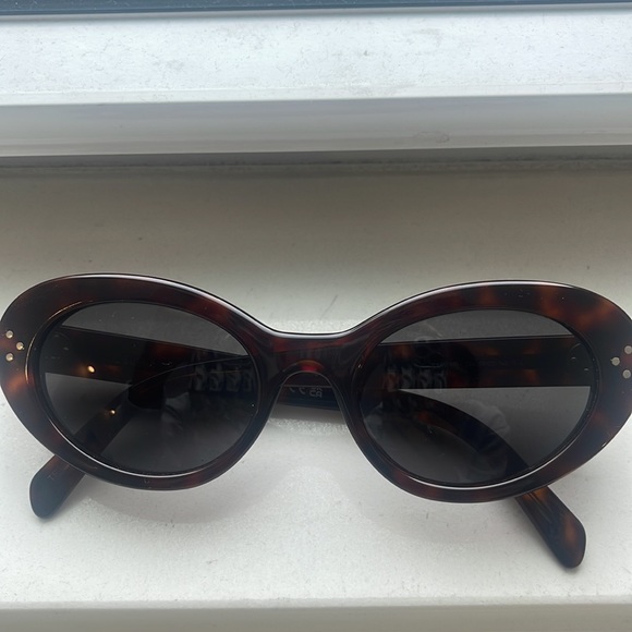 Celine Cat Eye Sunglasses in Acetate Dark Havana - Picture 5 of 5